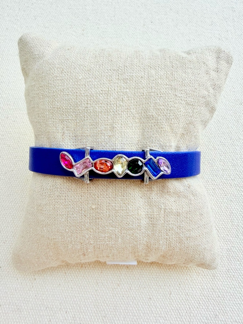 *Rainbow Geo Focal Charm Bracelet* KEEP COLLECTIVE Retired Statement Piece
